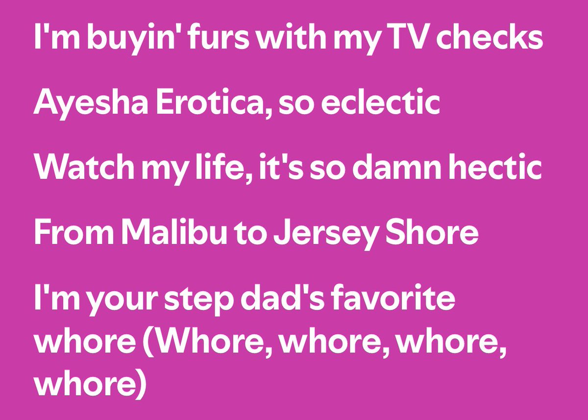 strwbrrytaffy's tweet image. song cocaine superstar by ayesha erotic.a is soooo Val coded