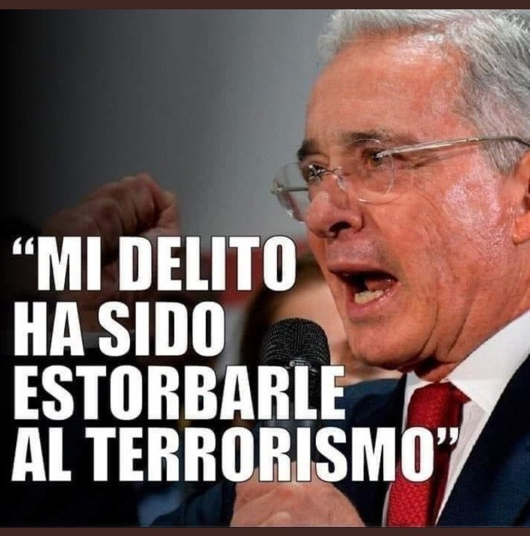 El único "delito" de Álvaro Uribe es incomodar al terrorismo. 

#ColombiaConElCucho