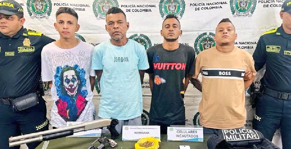 luchovoltios's tweet image. Caen cuatro presuntos miembros de Los Costeños Rebolo #Barranquilla