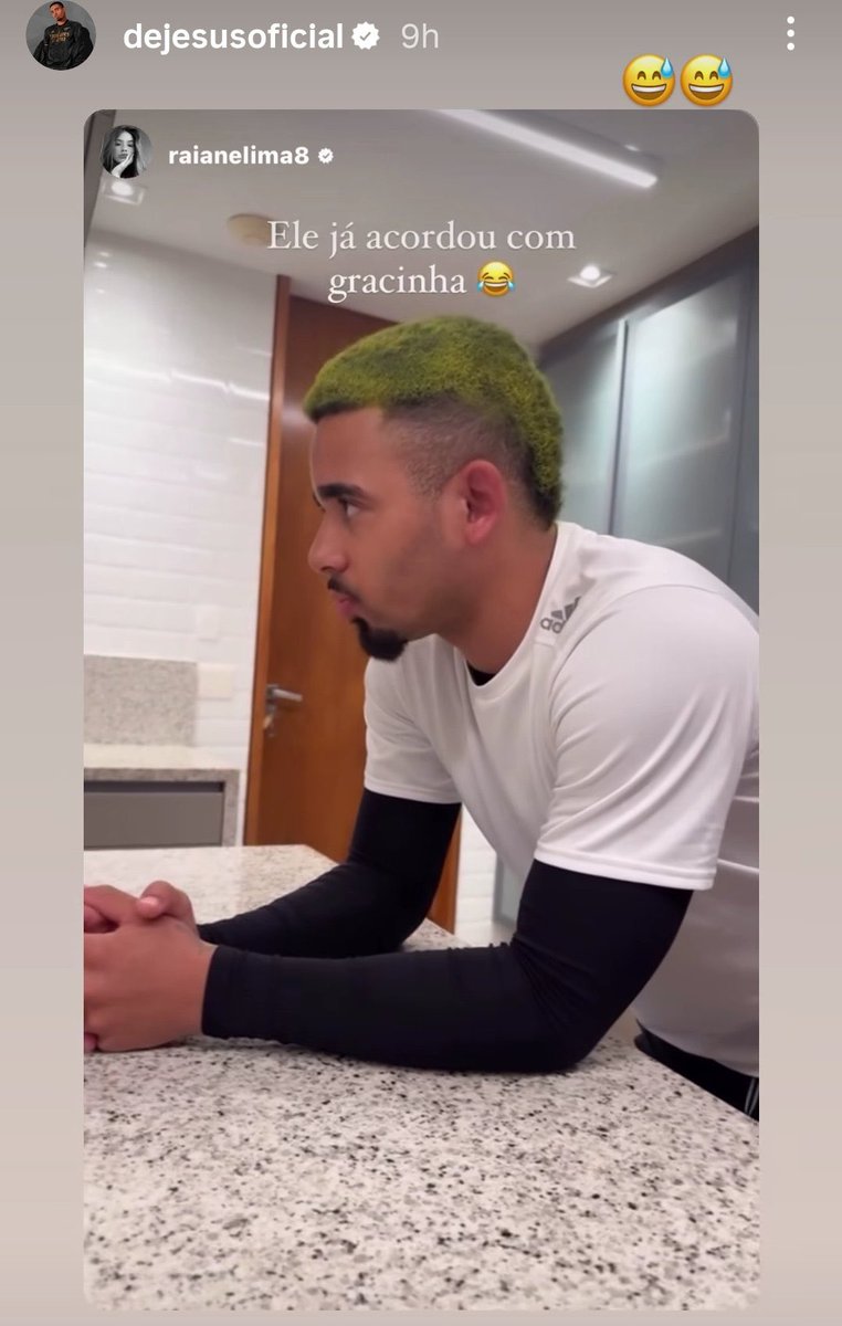 EspacioGunner's tweet image. El nuevo corte de pelo de Gabriel Jesus ๐ค