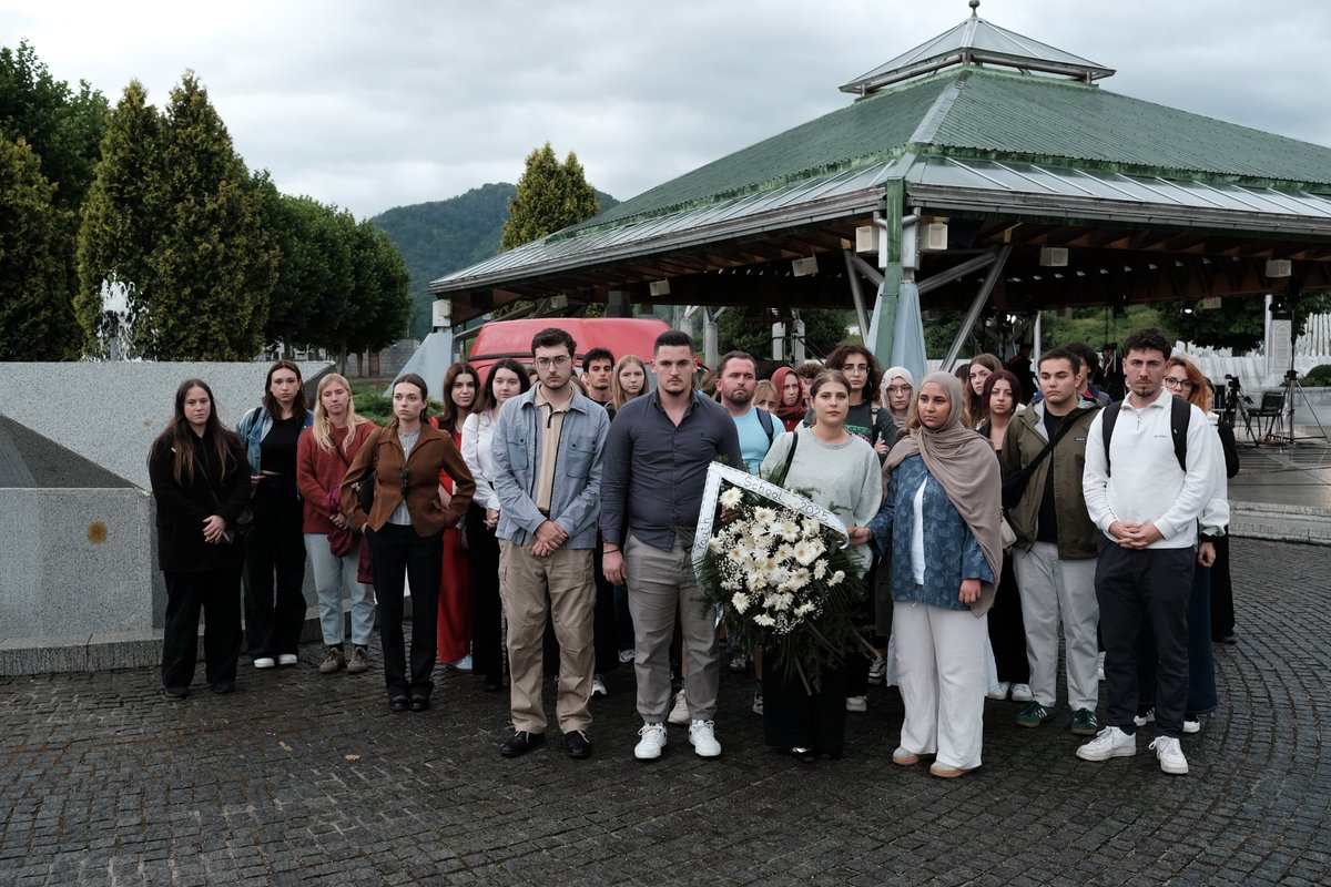 PCRCBiH's tweet image. “As the son of two families that survived the Srebrenica genocide, being part of the Srebrenica Youth School during its 30th anniversary was something almost irresistible.”
Our summer intern Bekir Hodžić reflects on a powerful week of learning, remembrance, and global connection…