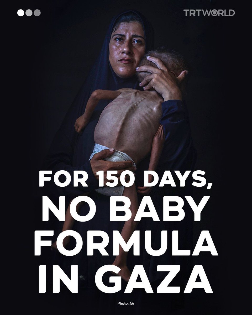 Israel is starving Palestinians in Gaza — even the babies.

For 150 days, Tel Aviv has blocked baby formula from entering Gaza, adding yet another layer to its mounting crimes of genocide