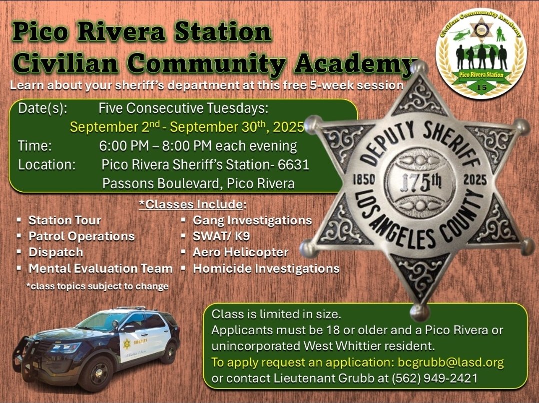 We're still looking for more academy participants for September. Please contact the station if you are interested