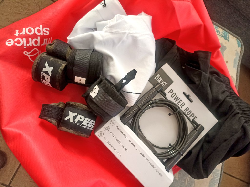 Manny_867's tweet image. New gear. Invest in yourself and in your health ngane zakwethu.