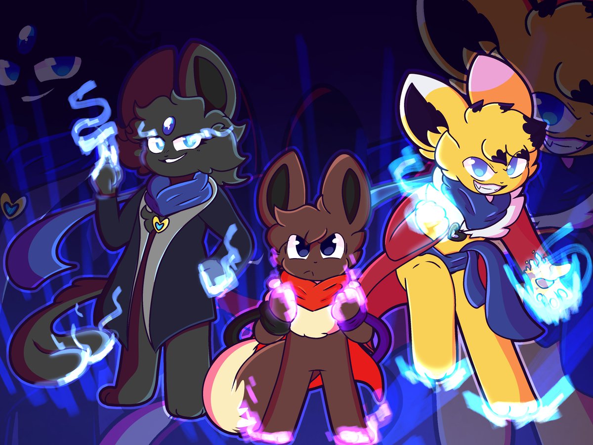 Watch out! Don’t mess with this family, they enjoy a good fight 💙💜💛