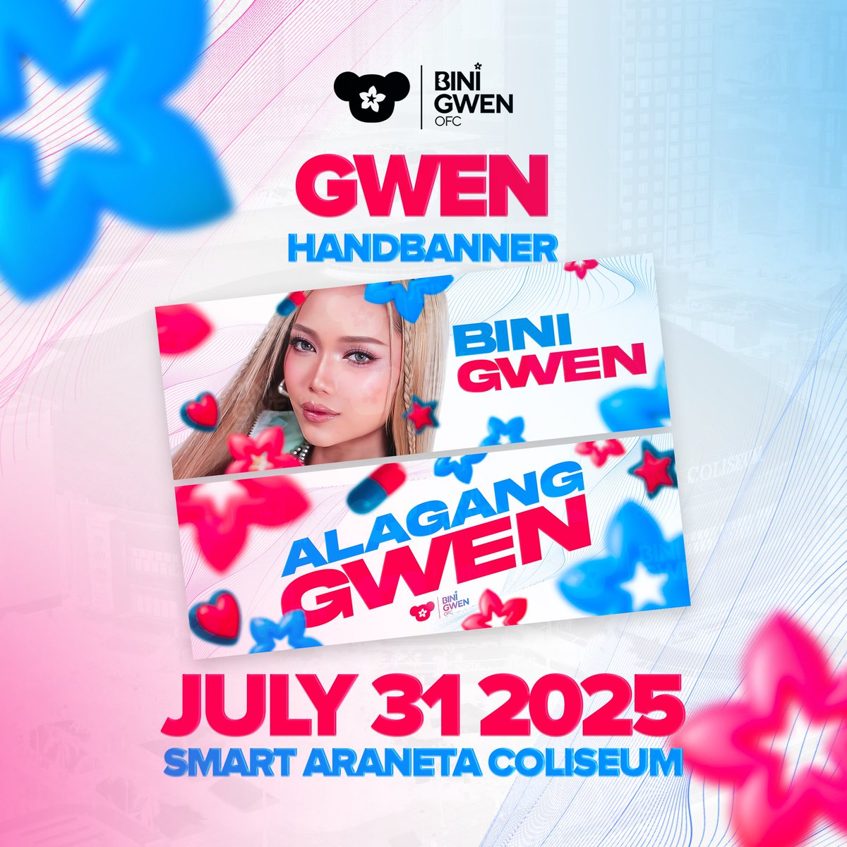 Ready na ba kayo mga Alagang Gwen? 🧡

See you at Alagang Suki Fest 2025, aGWENgers! Don’t miss your chance to grab these limited Gwen hand banners to cheer for our dear Gweny 🎉

#BINIxUNILAB 
#BINIxMercuryDrugstore 
#BINI #BINIGwen <a href="/BINI_ph/">BINI_PH</a>