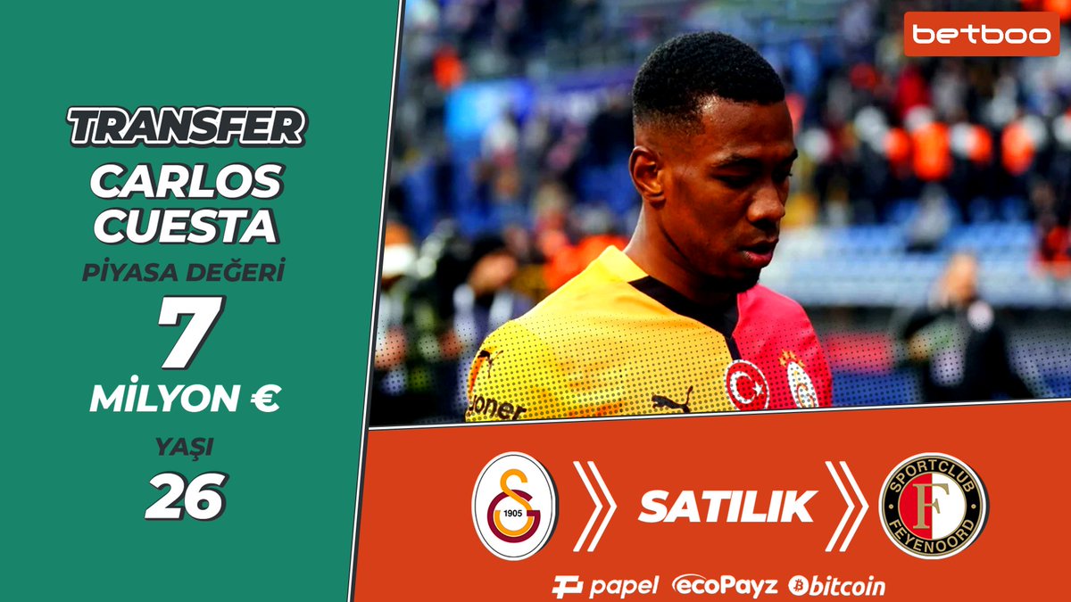 boonedirya's tweet image. 🔸 Galatasaray’da istenmeyen adam olan Cuesta takım arıyor!
✍️ Cimbom’un geçen sezon devre arasında aldığı stoper oyuncusu Feyenoord’a gitmek için hazırlık yapıyor!
📳 Betboo güncel giriş için 👉 tinyurl.com/seurnah5