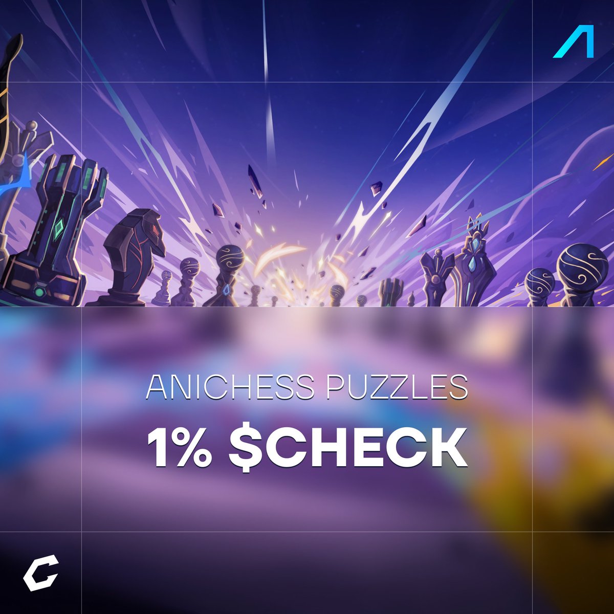 Solve puzzles and earn $CHECK ♟️

We are allocated 1% of the total $CHECK supply to top puzzle solvers.

Play Puzzle Summer on Base, and climb the leaderboard; every point counts!

Play in <a href="/baseapp/">Base app</a>  or at anichesspuzzles.com