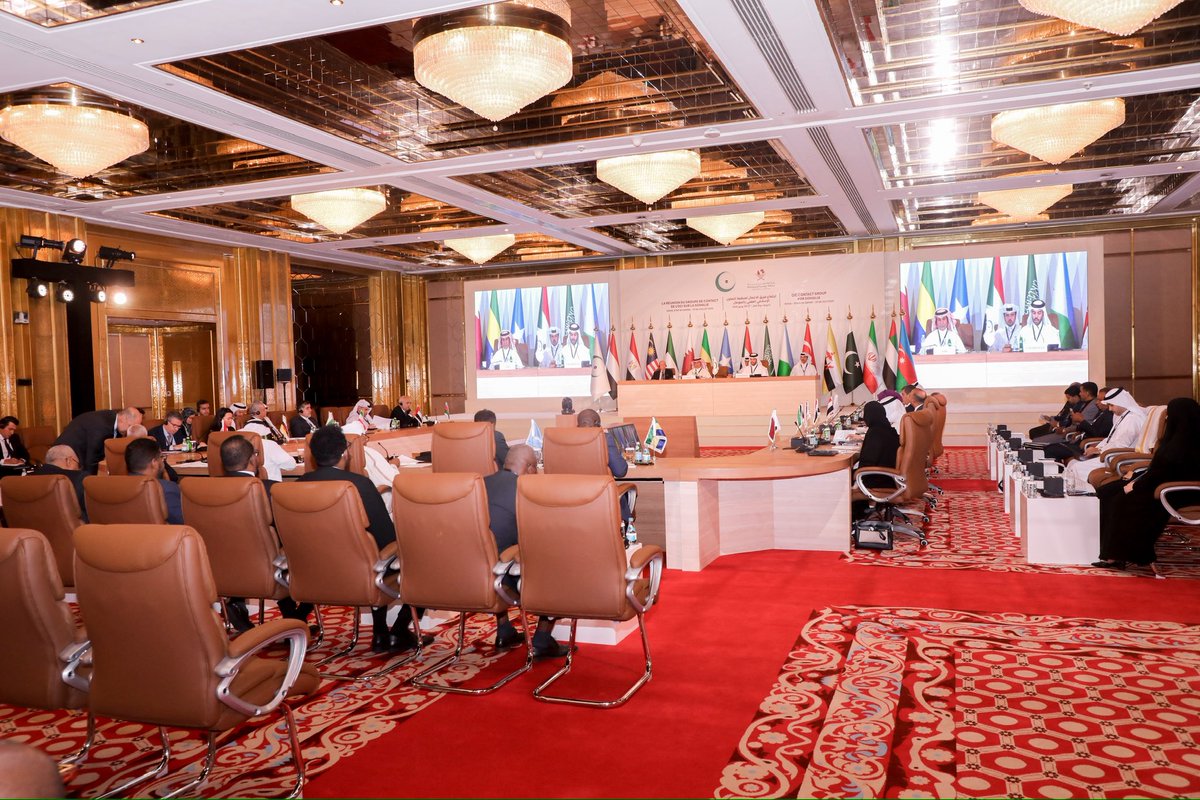 Ministry of Foreign Affairs 🇸🇴 (@mofasomalia) on Twitter photo FM H.E. Abdisalam Abdi Ali <a href="/AbdisalamDhaay/">Abdisalam Ali</a>, addressed on Monday the ministerial meeting of the #OIC Contact Group on #Somalia, which convened in #Doha from July 27–28. The meeting, hosted by the brotherly State of #Qatar.
🔗➡t.me/MofaSomalia/55…
#Somali FM H.E. Abdisalam Abdi Ali <a href="/AbdisalamDhaay/">Abdisalam Ali</a>, addressed on Monday the ministerial meeting of the #OIC Contact Group on #Somalia, which convened in #Doha from July 27–28. The meeting, hosted by the brotherly State of #Qatar.
🔗➡t.me/MofaSomalia/55…
#Somali