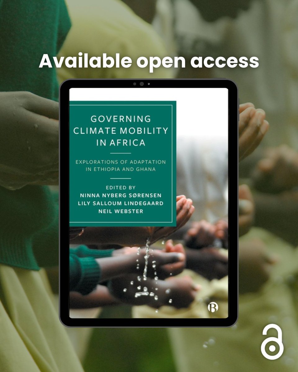BrisUniPress's tweet image. “This excellent book fills a looming gap in the field of climate mobilities: its politics and governance.” Ingrid Boas, Wageningen University
Publishing #OpenAccess: #ClimateMobility ow.ly/QaUF50Wc7Cc