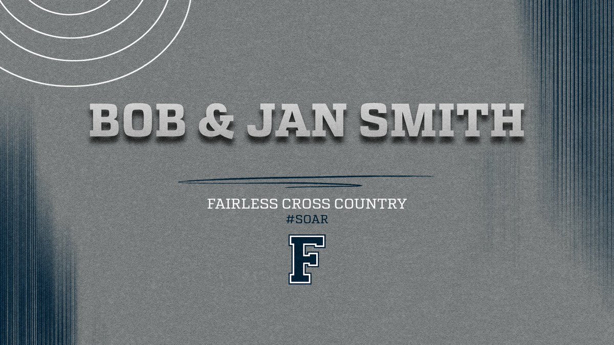 AthleticFalcons's tweet image. A big thank you to Bob &amp;amp; Jan Smith for their support of our Cross Country course! #SOAR #GoFalconsGo