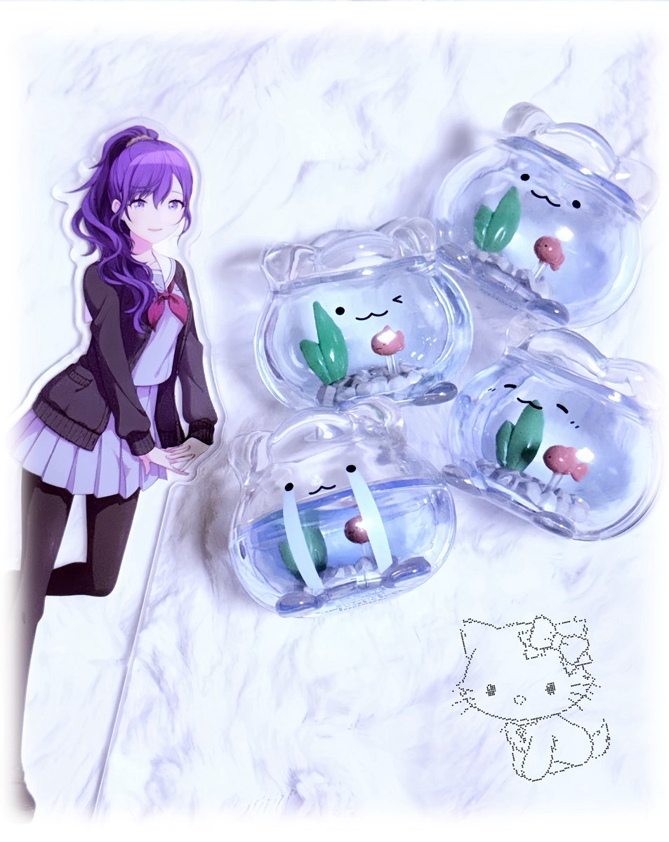 水槽に映るのは微笑だった 🫧