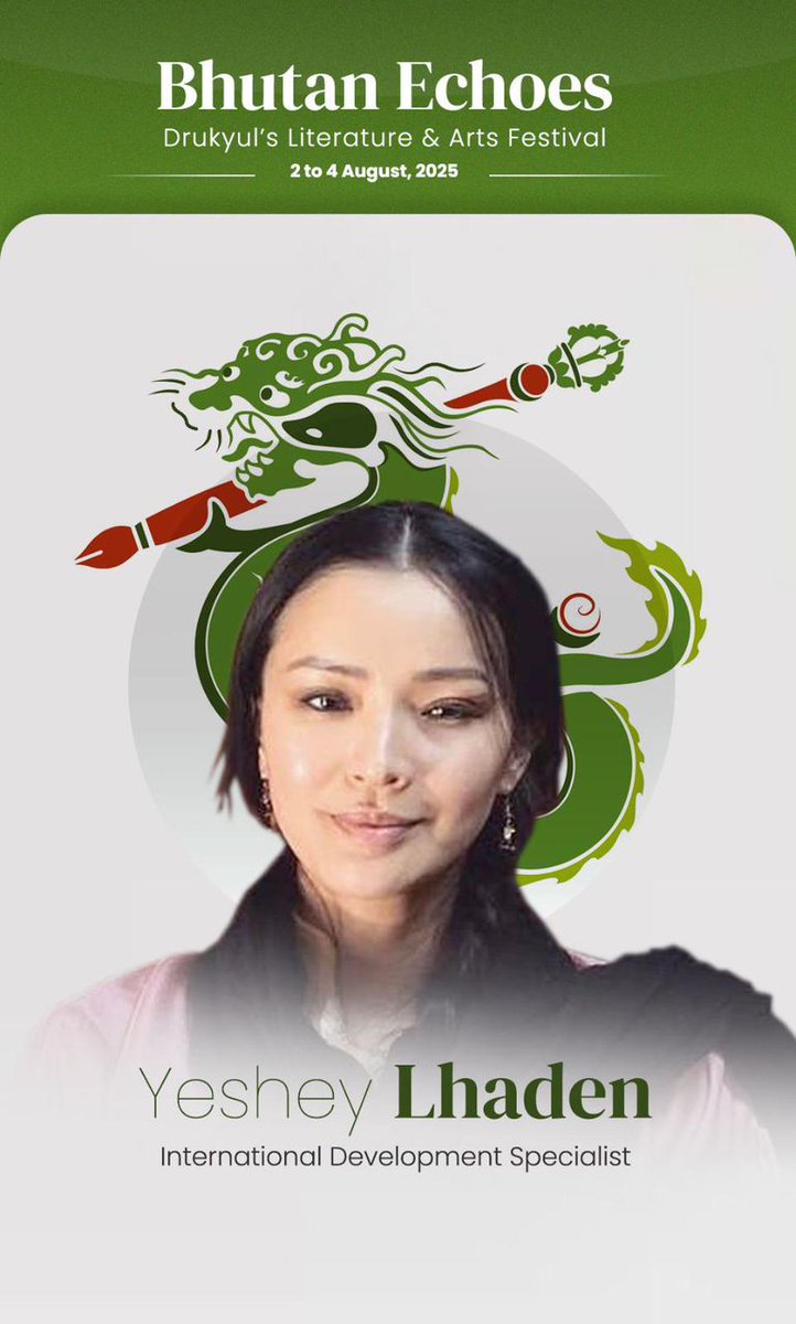 🎉 The wait is over! We are excited to announce some of the distinguished speakers and exciting sessions at #dlaf2025
Mark your calendar for 2-4 August 2025 and join us at the 14th edition of Bhutan Echoes.  
#bhutan #art #literature #culture