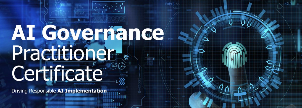 Are you interested in exploring AI governance, ethics, and compliance? Find out more about the AI Governance Practitioner Certificate: actnow.org.uk/ai-certificate #AI #DataProtection #Governance