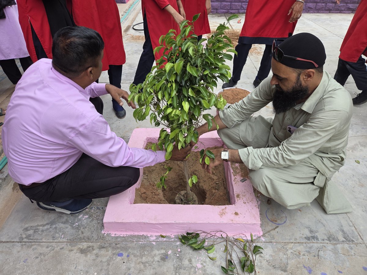 gullyclasses's tweet image. 1/4 - Big news! 🎉 Gully Classes Foundation & #LittleStepsAcademy teamed up on July 26, 2025, for a special sapling plantation drive in Basni Belima, Nagaur! 🌱 Under our #EkPedMaaKeNaam campaign, we're growing a greener future! #GullyClassesFoundation #BasniBelima #Nagaur