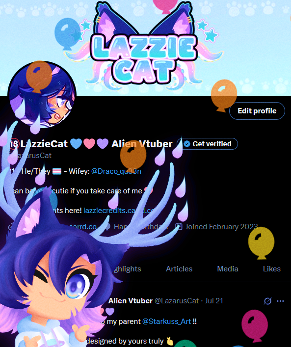 🔞LazzieCat 💙🩷💜 tweet media