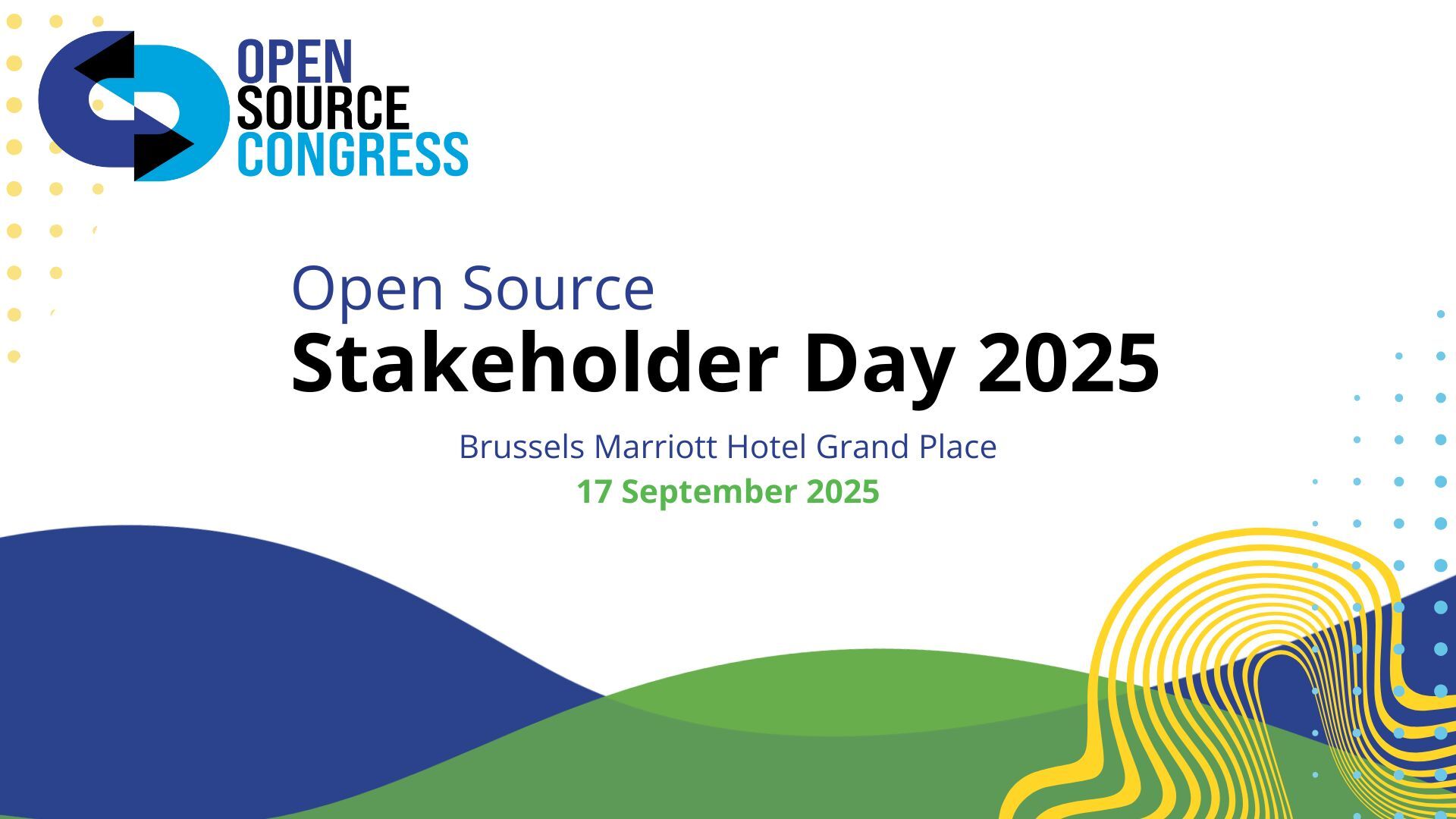 Open Source Stakeholder Day 2025