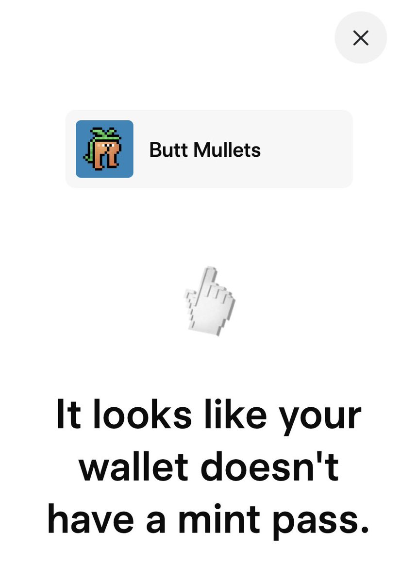 _reiffermadness's tweet image. Gm
Not WListed
SEND IT TO ZERO
😂
Nah gg, congrats on the ones who get to mint this funny asshole @buttmullets