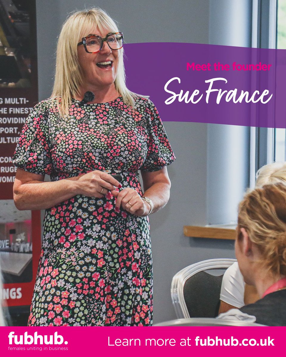 Our fabulous founder Sue is the reason this networking group exists, and we think it’s time you got to know her 💜 

✨ Known for: Her endless energy, genuine support, and passing referrals like a pro! 
She’s not just the founder; she’s the glue that holds us together!