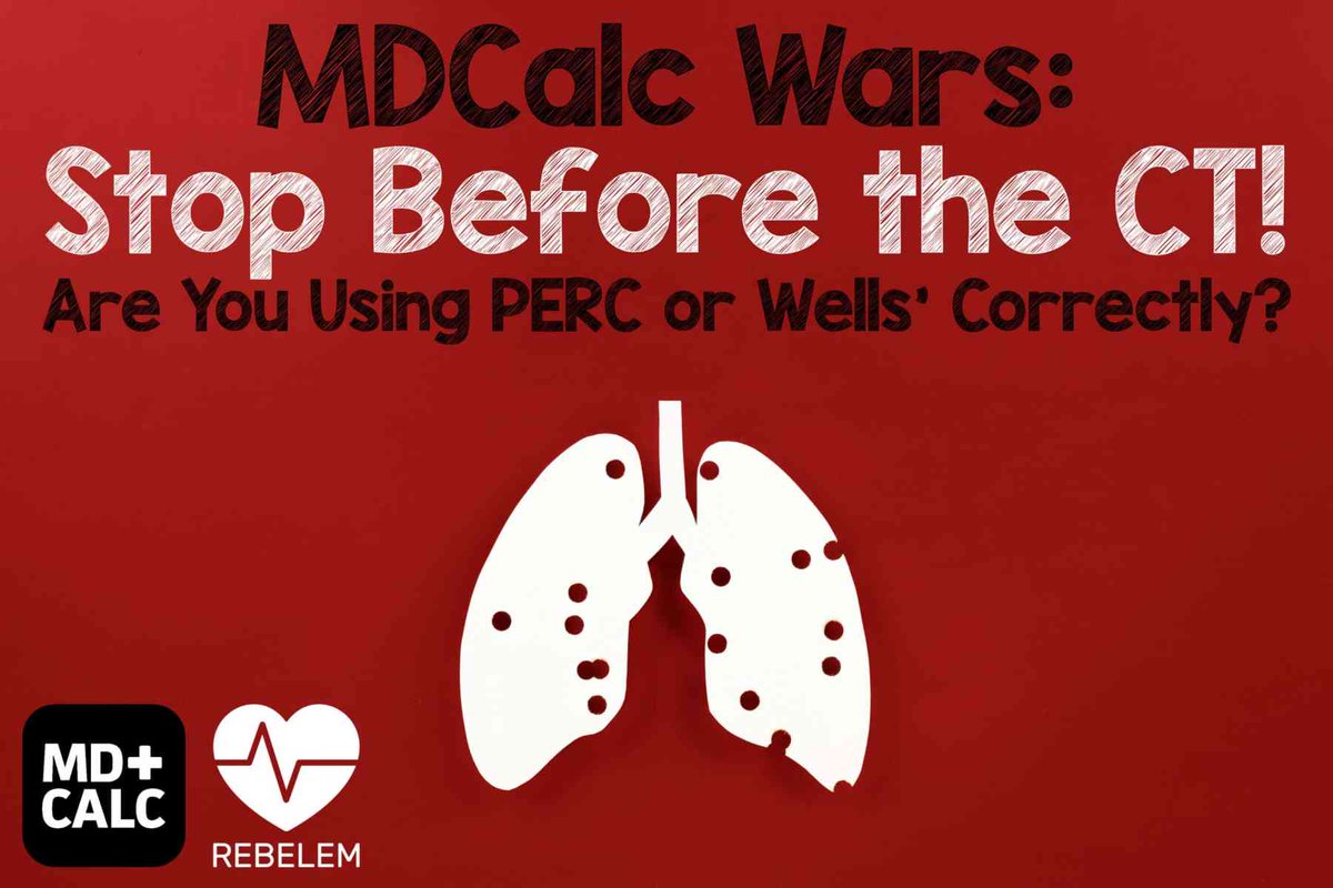 REBEL__EM's tweet image. 🚨 NEW POST: MDCalc Wars 🛑💥
Are you using PERC and Wells correctly?
✅ Start with Wells to guide next steps
🚫 Don’t use PERC in moderate/high-risk
🧪 Use high-sensitivity D-dimer!
👉 Read now: wp.me/pdrP8b-5oN
#REBELEM #FOAMed #EM #VTE #PERC #Wells #Medtwitter