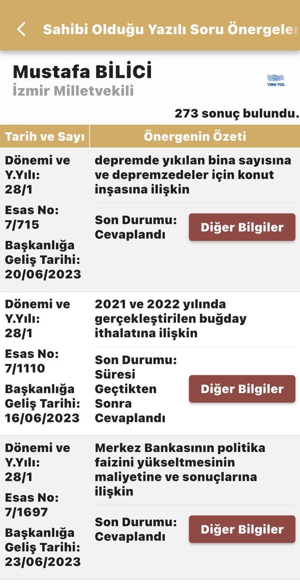 Milletvekillerinden 30 bin 546 soru   cnnturk.com/video/turkiye/… via <a href="/cnnturk/">CNN TÜRK</a>

Doğruluk, dürüst, bağımsız,objektif,tarafsız habercilik yapmak güvenirliğin göstergesidir. 

Rahatlıkla ulaşılabileceğiniz TBMM sitesinden verileri alabilirsiniz. Grubumuzdan sadece benim vermiş olduğum
