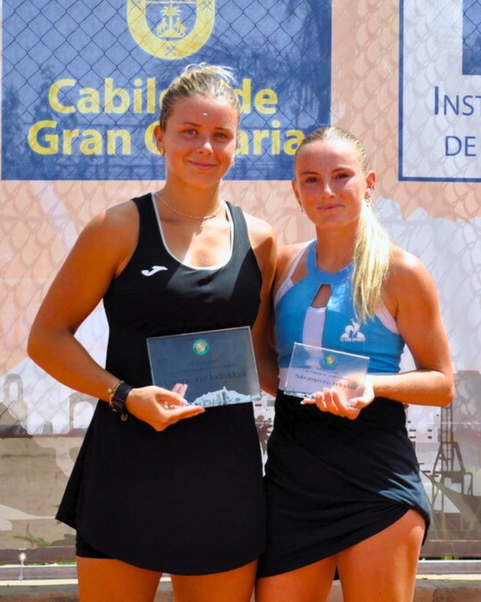 RFETenis's tweet image. Por algo era la N1 🤷♀️👑
Geerlings se corona en el #ITF W15 de Las Palmas frente a la francesa Berecoechea. ¡Sexto título profesional para la andaluza de 19 años y segundo de la temporada!
📲 rfet.es/es/noticia/ari…
📸 FCT