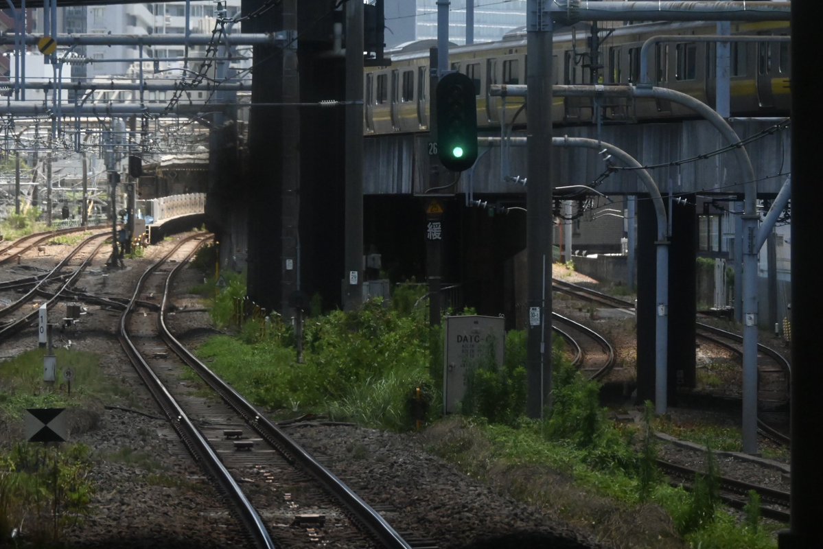 hatolier_camera's tweet image. 新宿駅で一番前に乗っていて、「あの奥にあるのは…？ 駅…？」と目を擦りたくなる景色が好きだ。