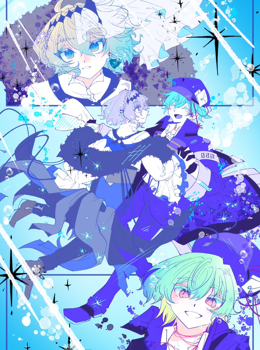 jetblacklie07's tweet image. #男の子のイラストだけで興味を持ってくれる方へ届け 
銀河鉄道の夜イメージ