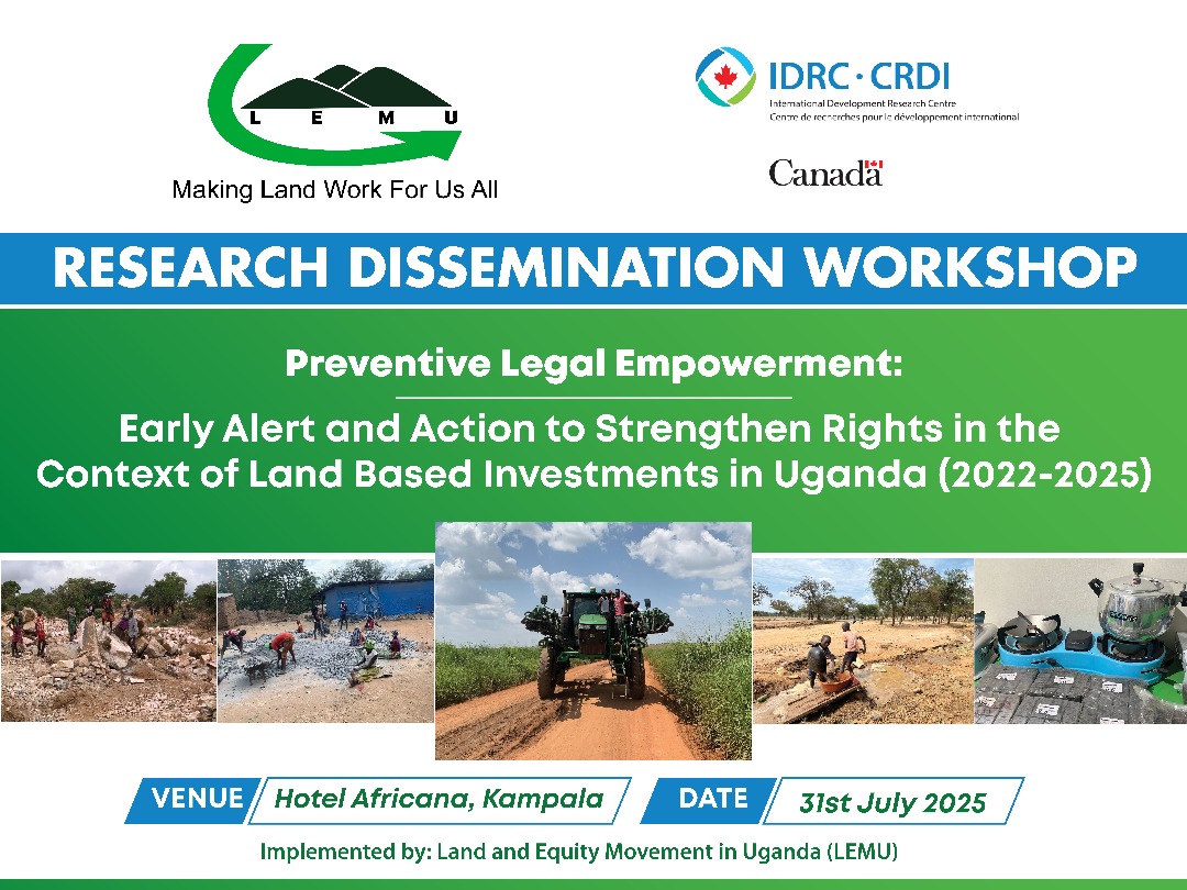 Land and Equity Movement in Uganda tweet media