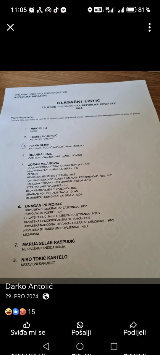 PostmanMad's tweet image. This comment didn&apos;t age well.
Samo pogledas za kog je glaso i sve ti je jasno.