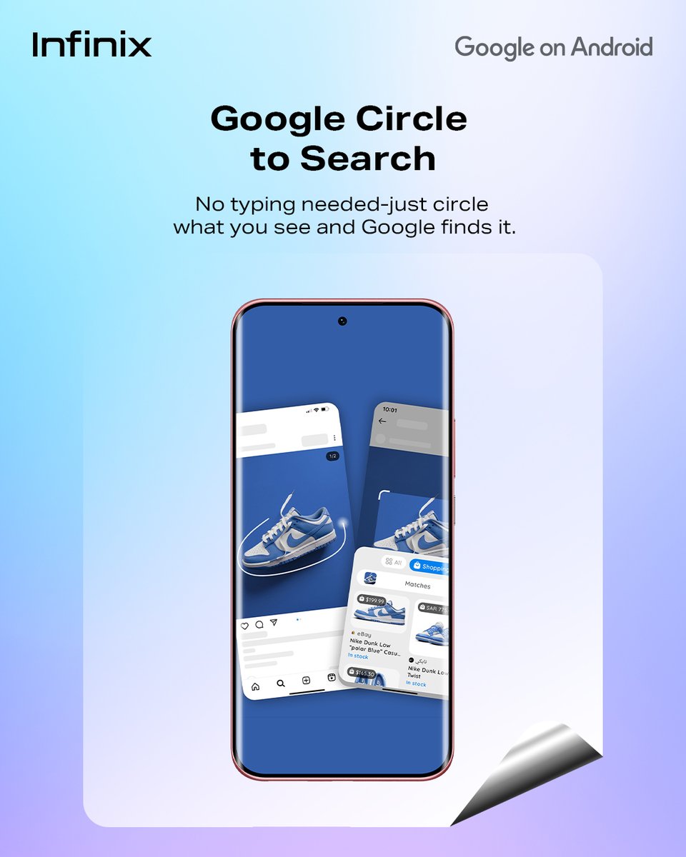 Spot it and circle it 🔍

The InfinixHot60Pro+ turns your screen into your personal search engine with Google Circle to Search 

No need to ask around or guess again – answers arrive with one quick move.

InfinixHot60Series UltraSlimUltraPowerful InfinixHot60Series9ja