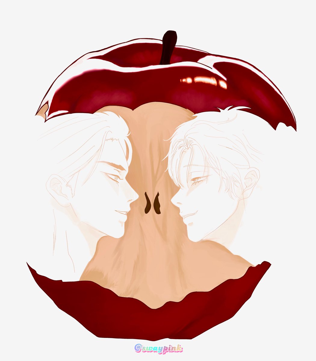 swaypinksy's tweet image. The apple trend but make it Mok-Nan
#미혹의경계 #Borderline #AlBordeDelAbismo @DanRim_