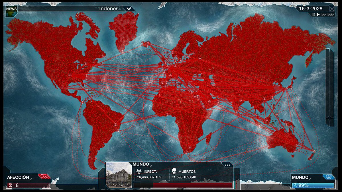 FlorAbrazo's tweet image. Fue lo m谩s cerca que estuve de ganar Plague Inc la concha de la lora