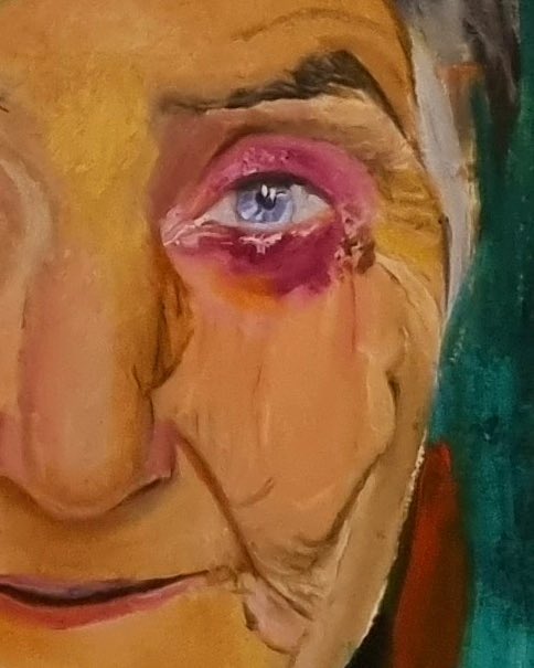 ladyfeather__'s tweet image. My Oil painting of a woman from our minority community #Kalash I saw her face and couldn’t resist to paint