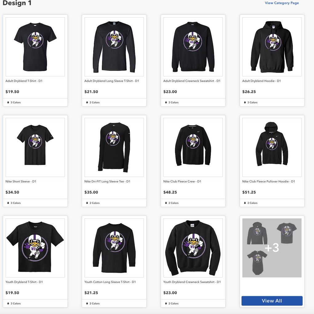 wreagles's tweet photo. The Wood River Football Team Apparel Store is now open! The store closes at midnight August 11th and orders will be available before the first game August 28th!
 https://t.co/Tm3Obj4RyP https://t.co/9xWTh22GxG