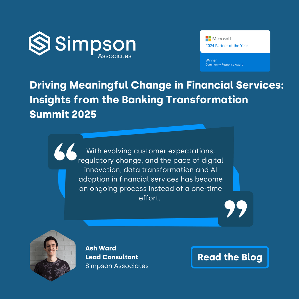 Have you ever asked yourself ‘How do I implement AI in my financial services organisation?’ 

Read more insights from the Banking Transformation Summit 2025, and how Open-Source AI Tools can transform your data:  eu1.hubs.ly/H0m1btR0

#AIinFinancialSerives #BTS2025 #AI