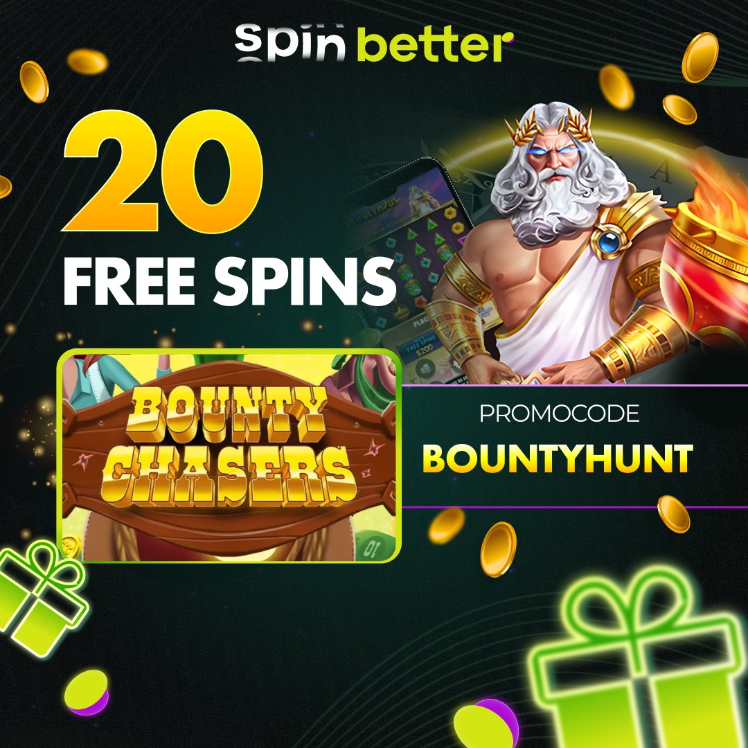 🎯 Promo Code BOUNTYHUNT: the hunt has begun!
🎰 Only until July 31 — 20 free spins in Bounty Chasers!

🔹 Minimum of two deposits
🔹 No active bonuses
💸 Wagering requirement — x35

⚡️ Hurry — activate the promo code and spin the slot now!
Click spinbetredir.com/245f?p=office%…