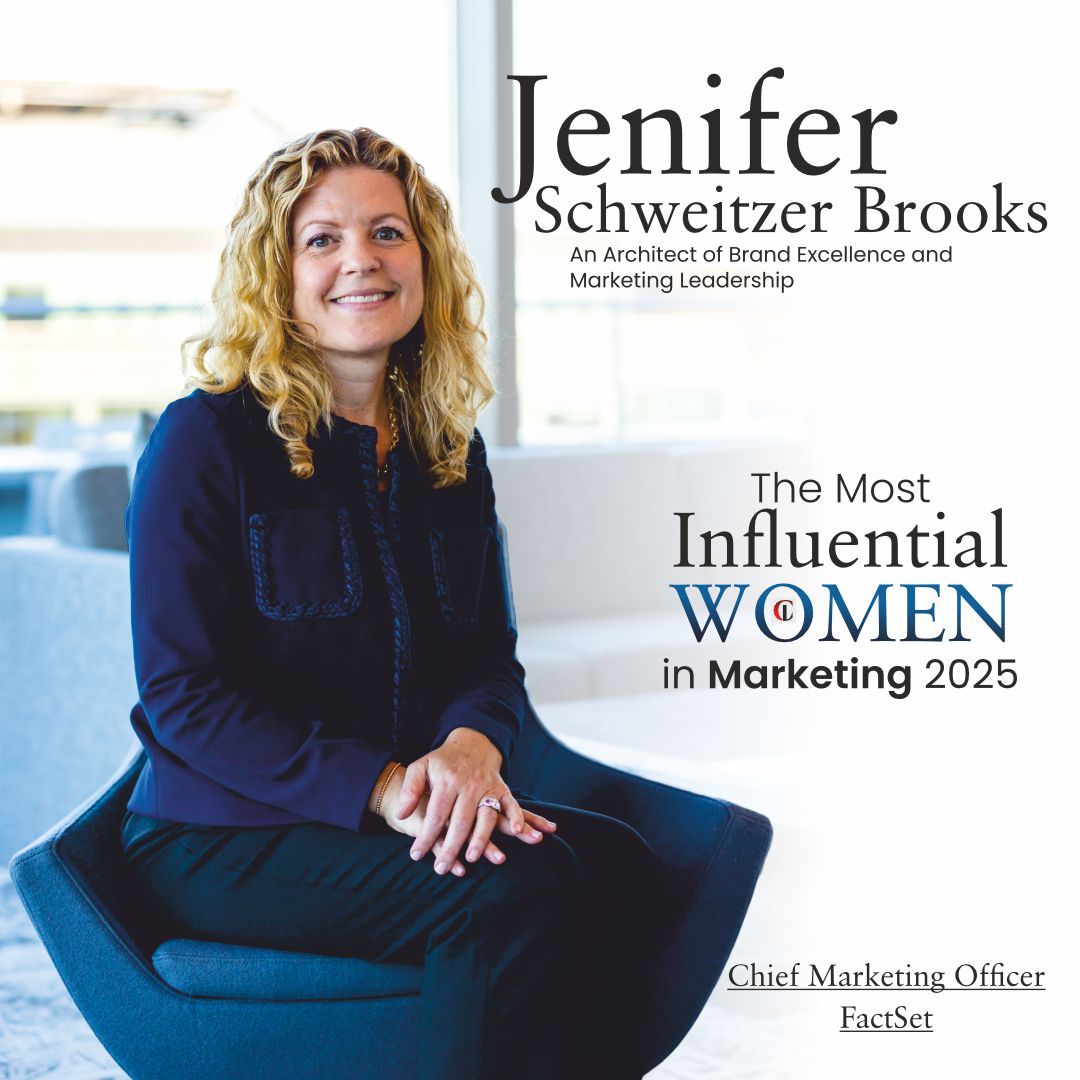 CIOLookmedia's tweet image. #JeniferSchweitzerBrooks, Chief Marketing Officer at @FactSet , graces the cover of CIOLook’s special edition, The Most Influential Women in Marketing 2025. She exemplifies modern marketing leadership—balancing innovation, authenticity
tinyurl.com/yym2b2fy