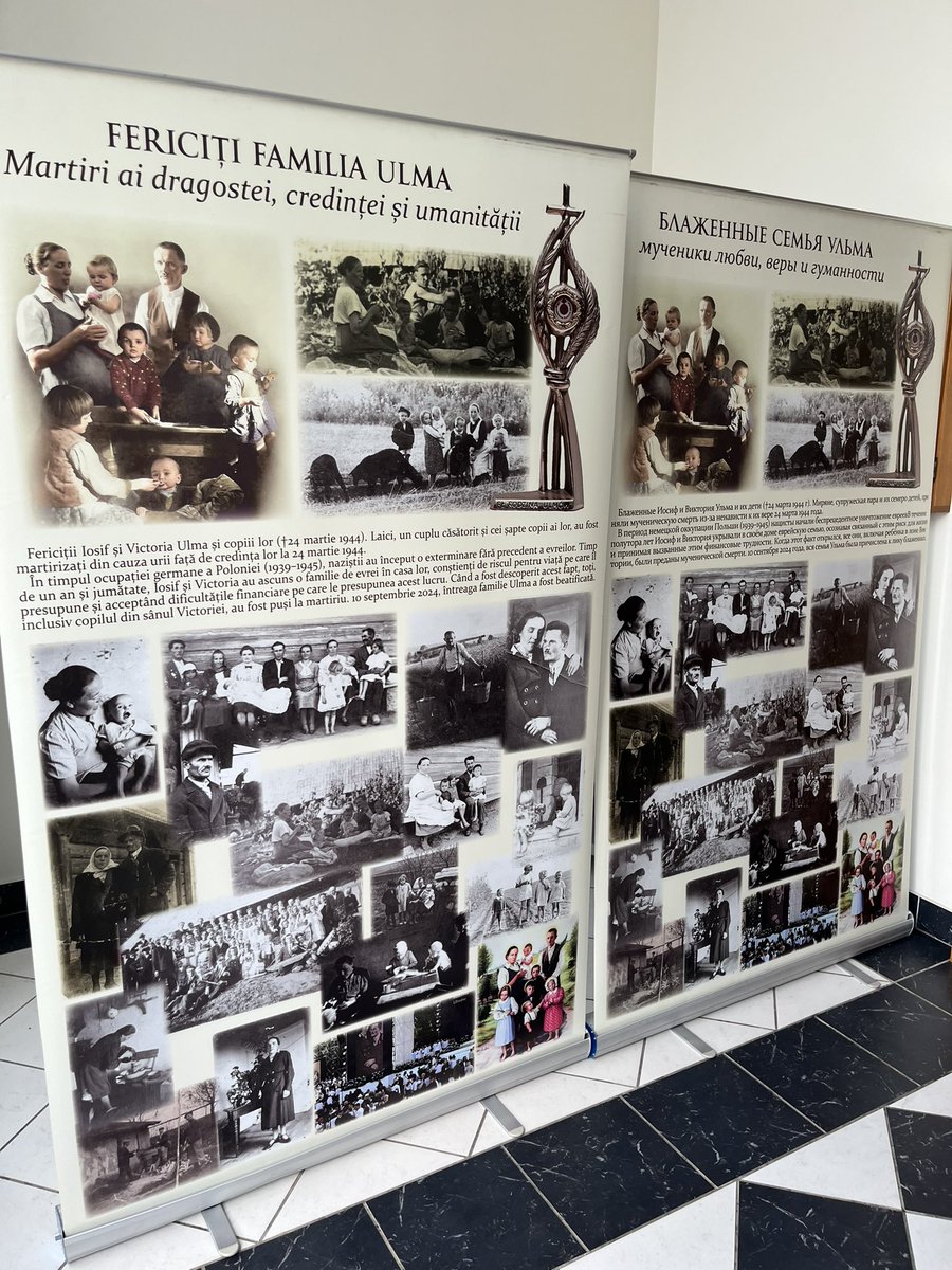 Polskie ślady w Mołdawii 🇵🇱🇲🇩

Kościół katolicki w Kiszyniowie - przed nim pomnik Jana Pawła II, a w środku wystawa opowiadająca historię rodziny Ulmów.

Moja duma narodowa nakarmiona.