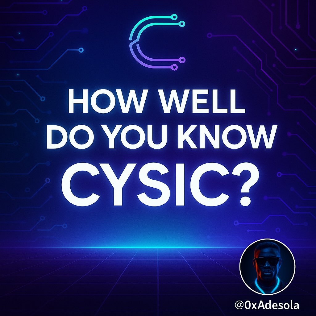 0xAdesola's tweet image. How well do you know Cysic?