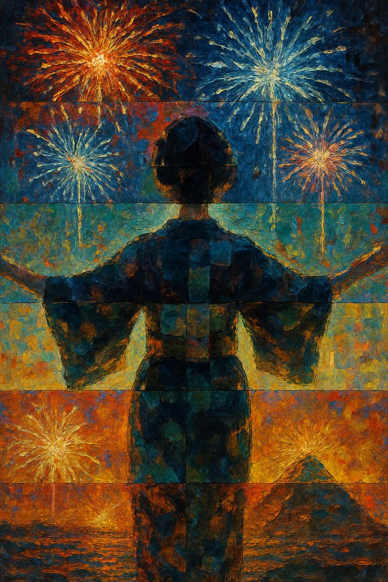 絵画 花火 (はなび) K-Ⅱ(ケイ・ツー)(AI) on X: