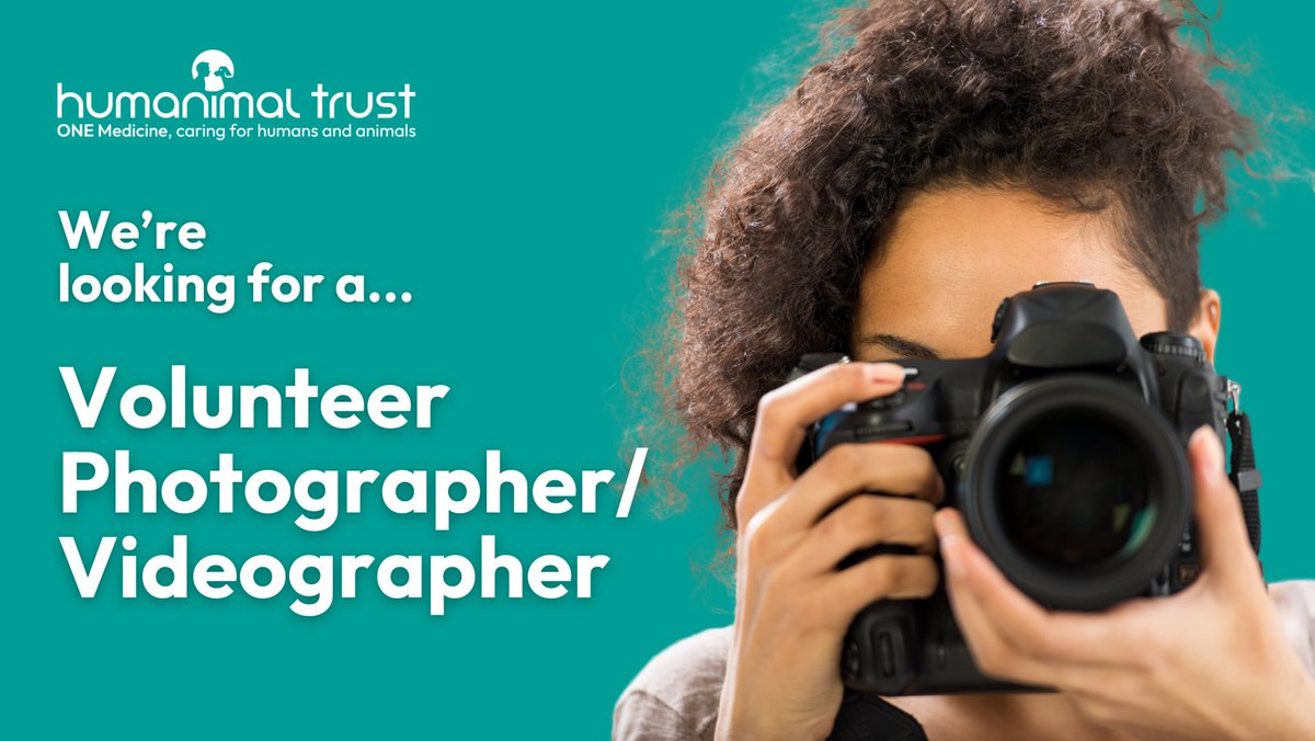 HumanimalTrust's tweet image. 📷Are you (or someone you know) creative, reliable and passionate about visual storytelling?
We’re looking for a volunteer photographer/videographer to help us capture key moments at upcoming events, including our first-ever Golf Day.
Email: info@humanimaltrust.org.uk