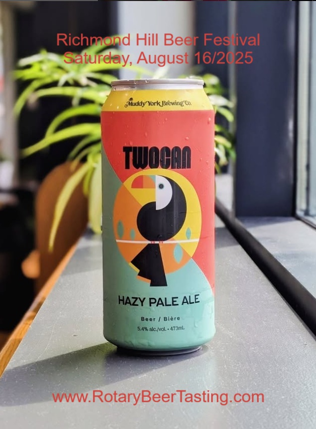 Richmond Hill Rotary (@rotaryrichmondh) on Twitter photo Why have one can, when you can have Twocans? Coming to #RichmondHill Rotary #BeerFestival is Muddy York Brewing’s light-tasting, juicy, citrusy, tropical Hazy Pale Ale as colourful as a toucan's feathers. #Whitchurch-Stouffville #Stouffville <a href="/MYBrewingCo/">Muddy York Brewing Co.</a> #Ontario #RHBeer2025 Why have one can, when you can have Twocans? Coming to #RichmondHill Rotary #BeerFestival is Muddy York Brewing’s light-tasting, juicy, citrusy, tropical Hazy Pale Ale as colourful as a toucan's feathers. #Whitchurch-Stouffville #Stouffville <a href="/MYBrewingCo/">Muddy York Brewing Co.</a> #Ontario #RHBeer2025