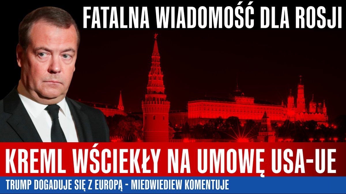 MattLech23's tweet image. Dobra, ale teraz tak poważnie:
Będzie Geopolo, będzie Miedwiediew, będą szczegóły których nikt inny nie podał jeszcze na polskim Youtube. Dziś 17.00

Komentarz dnia - Fatalna wiadomość dla Rosji. Trump i Europa dogadane?  youtu.be/iCOzk-rIZPI?si… przez @YouTube
