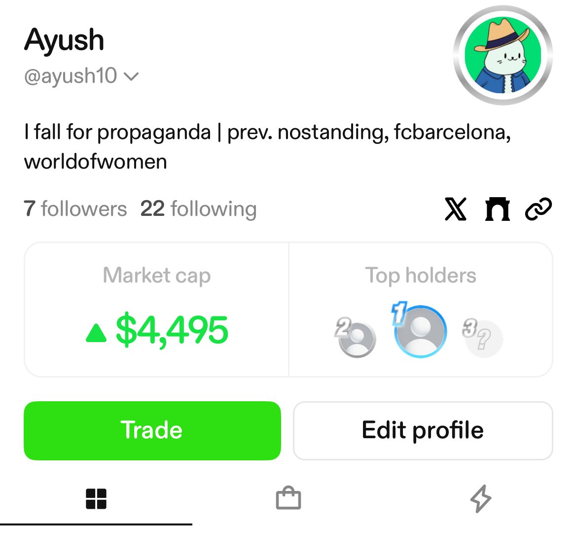 Live on Zora, and people already started trading my coin

I have made 50$ on fees by doing nothing lol, gonna activate my posting arc now 🔥