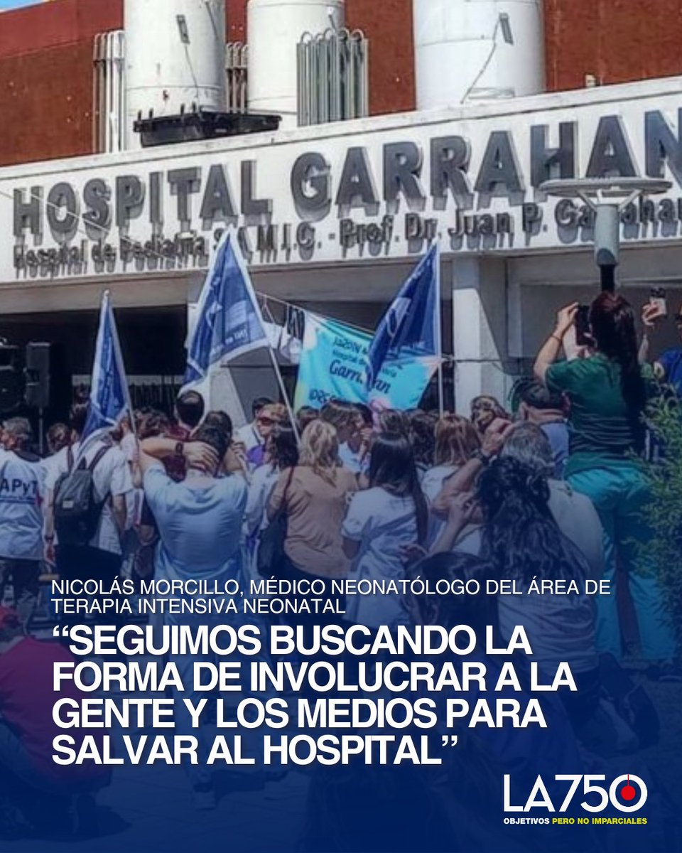VHMok's tweet image. LA LUCHA DEL GARRAHAN CONTINÚA 

El equipo de salud del Hospital Garrahan convocó a una conferencia de prensa para mañana a las 11:30, donde informarán sobre las nuevas medidas a tomar en el marco del reclamo salarial, tras el ofrecimiento de un aumento del 1,3 % mensual al…