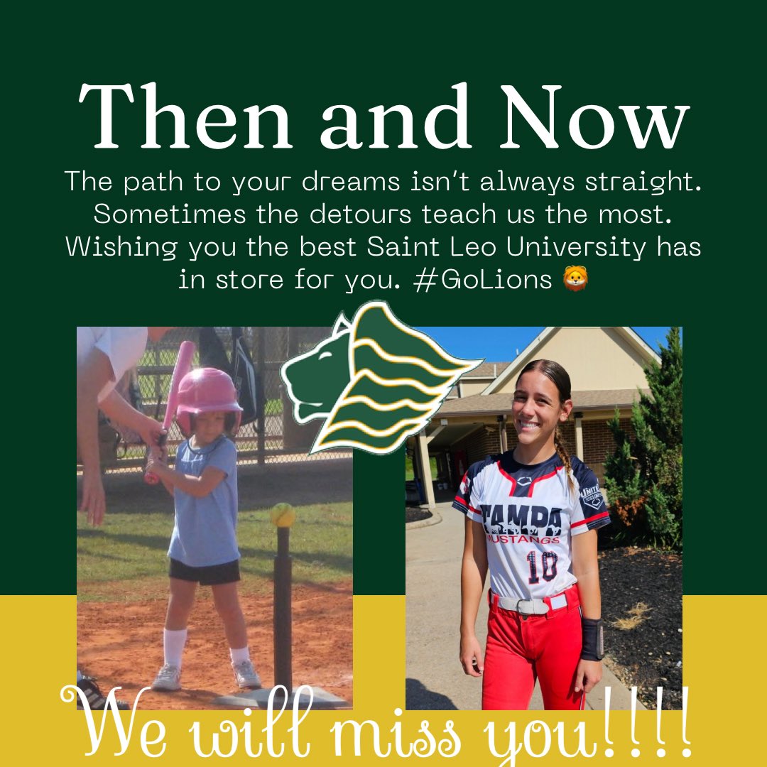 TampaMustangsRT's tweet image. Hannah, where to begin, a leader on and off the field. An amazing athlete that St. Leo is lucky to have. Lead your journey like the strong young woman you have become. I know you will kill it in the next 4 and we won’t be missing a minute of it. @hannah_durante1