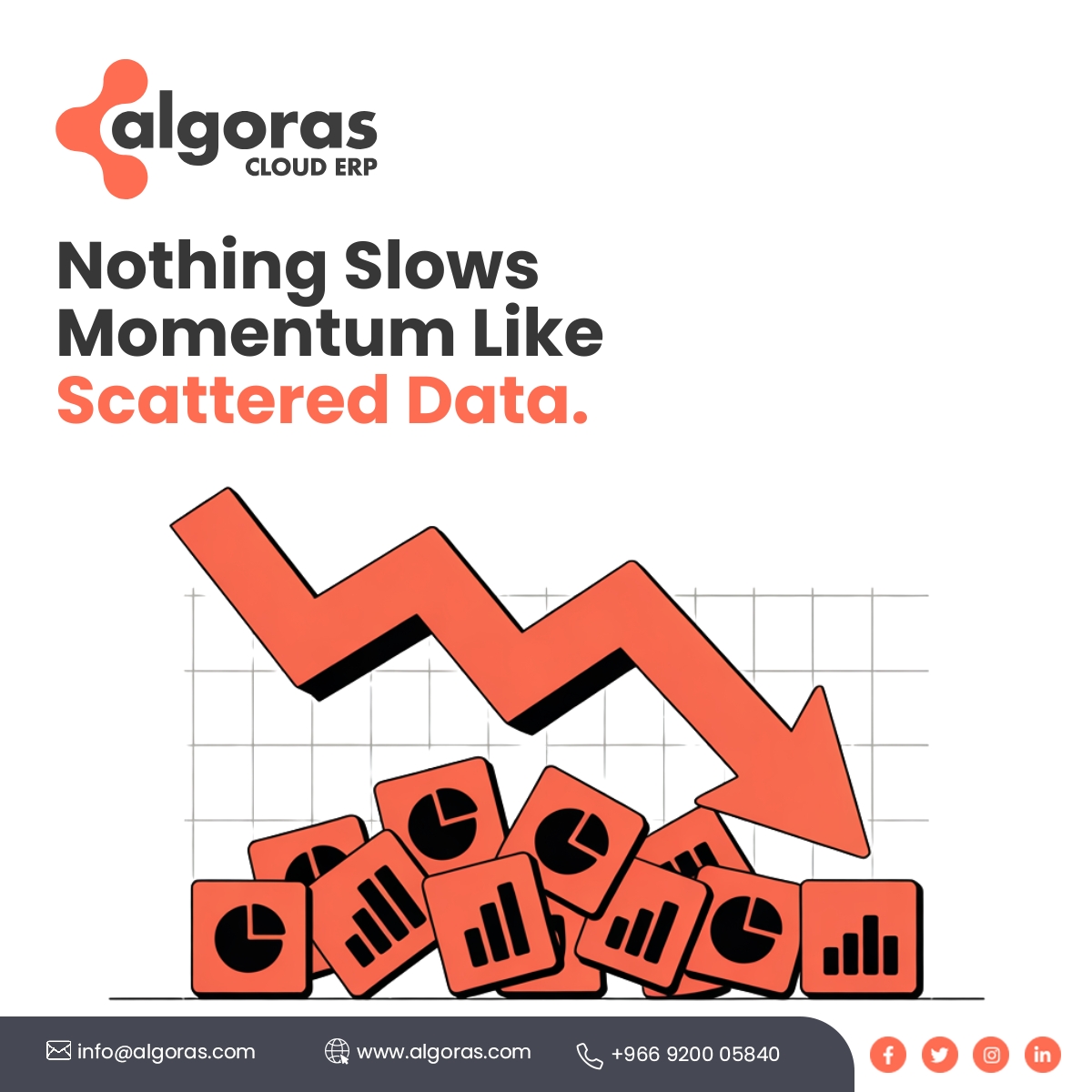 algorasclouderp's tweet image. When your data lives in #chats, #sheets, #emails & #lazysystems, every task feels like a search mission.
📉 Missed updates
📦 Slower ops
🧠 Guesswork decisions
In #SaudiArabia’s fast lane, effort isn’t enough — you need clarity.
Try #Algoras #CloudERP: info@algoras.com