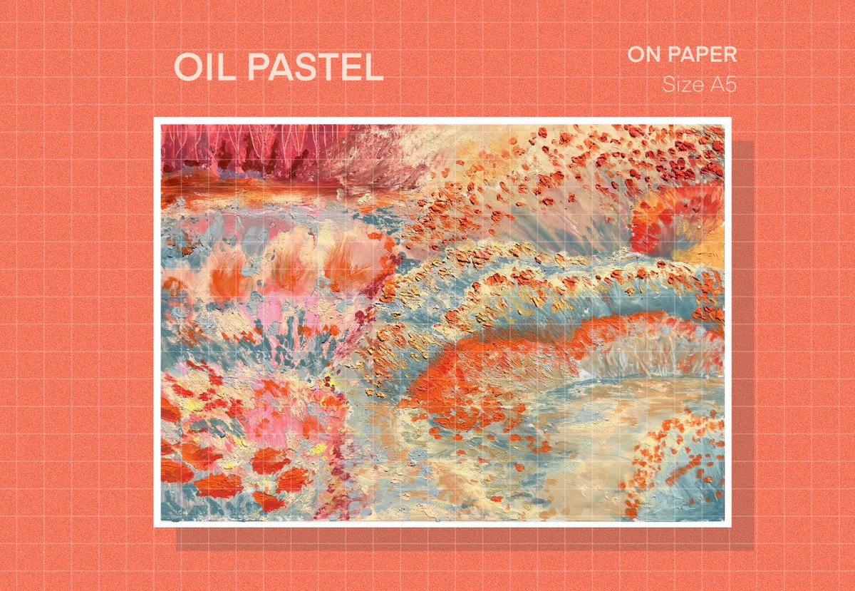 มาปล่อยงานเก่าค่ะ  งานนี้ดล่นสีสนุกมาก
🦀 สีชอล์คน้ำมัน
🦑เคลือบชิ้นงานแล้ว
🐡ขนาด a5
💸280.-
🤍free shipping kaa