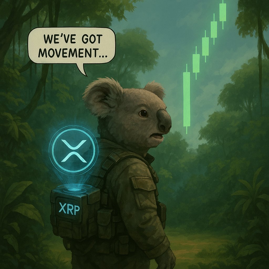 KOZYCTO's tweet image. The XRP story is playing out 📖 

All you have to do is HODL and follow along🗺 

Keep it $KOZY 🐨🪖